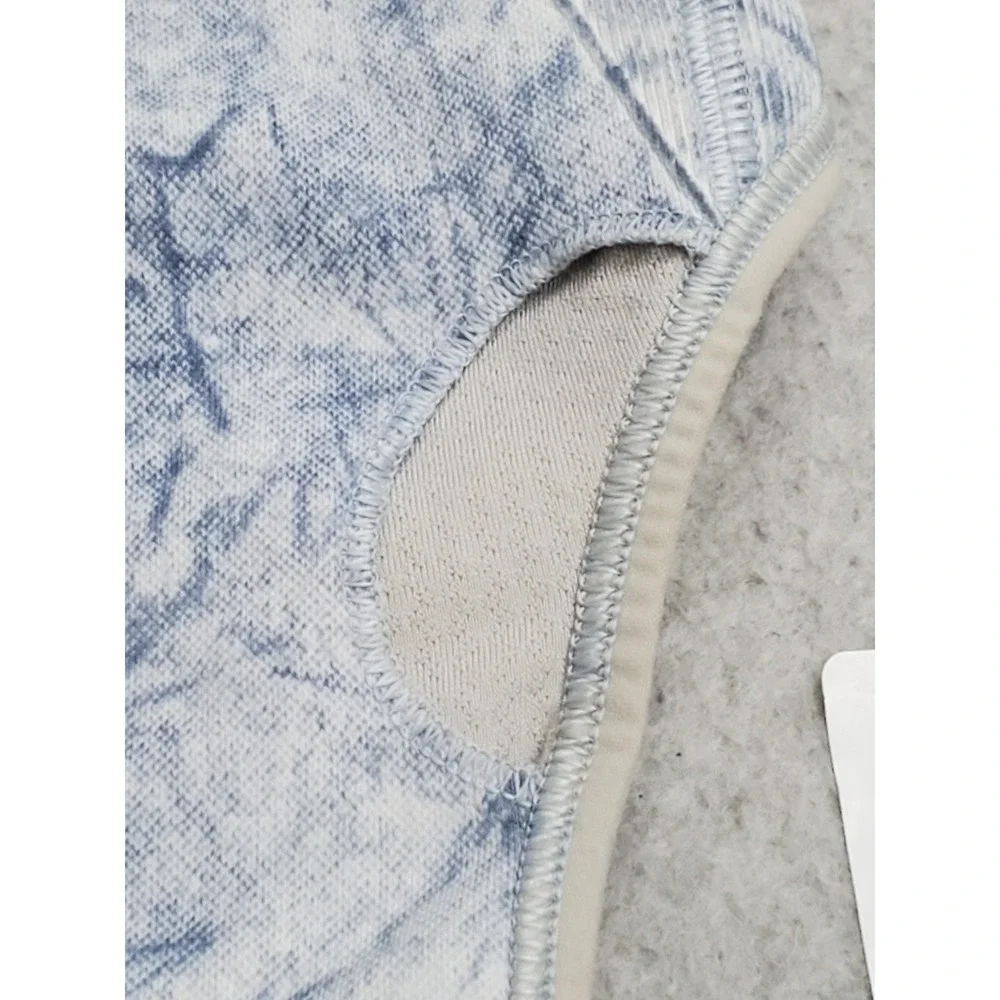 Unknown Women Sports Bra 4 Blue Ebb to Train Bra Wash Wireless Knit Racerback